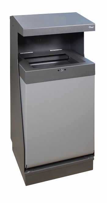 Abfallbehälter Füllvolumen ca. 75 Liter, mit Sockel