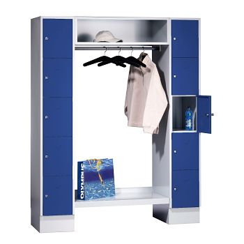 lichtgrau RAL 7035/enzianblau RAL 5010 