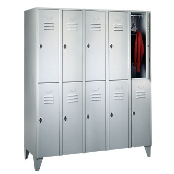 mit Füßen, Lichtgrau RAL 7035/Lichtgrau RAL 7035 