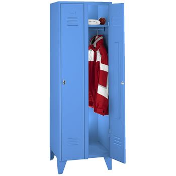 mit Füßen, Lichtblau RAL 5012/Lichtblau RAL 5012 