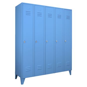 mit Füßen, Lichtblau RAL 5012/Lichtblau RAL 5012 
