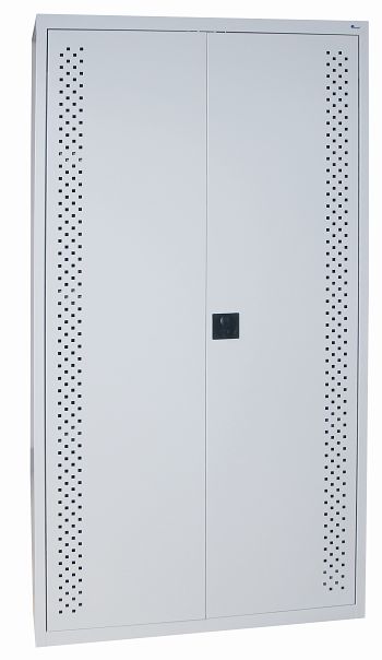 Umweltschrank 1950 x 1000 x 500 mm 3 Auffang-, 1 Bodenwanne, grau/grau