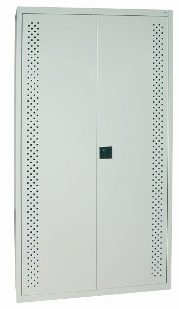 Umweltschrank 1950 x 1000 x 500 mm 4 Auffangwannen, grau/grau