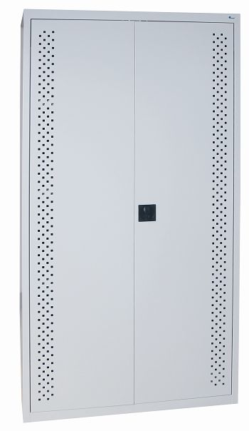 Umweltschrank 1950 x 1000 x 400 mm 3 Auffang-, 1 Bodenwanne, grau/grau