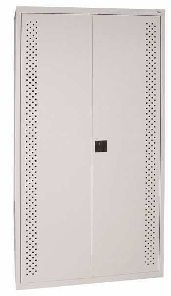 Umweltschrank 1950 x 1000 x 400 mm 4 Auffangwannen, grau/grau