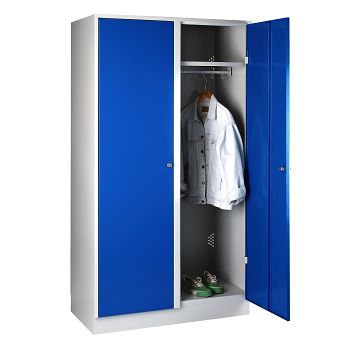 lichtgrau RAL 7035/enzianblau RAL 5010 