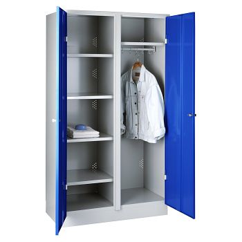 lichtgrau RAL 7035/enzianblau RAL 5010 