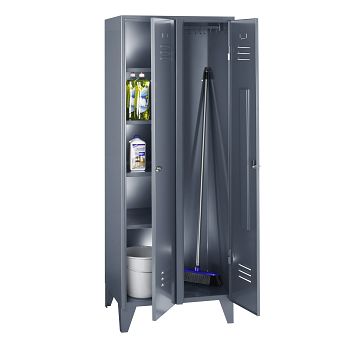 mit Füßen, Blaugrau RAL 7031/Blaugrau RAL 7031 