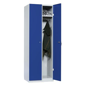 lichtgrau RAL 7035/enzianblau RAL 5010 