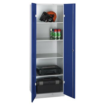 lichtgrau RAL 7035/enzianblau RAL 5010 