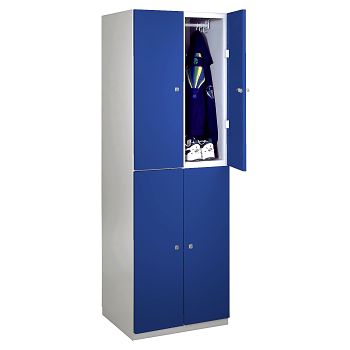 lichtgrau RAL 7035/enzianblau RAL 5010 