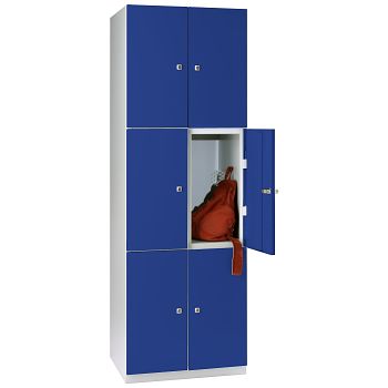 lichtgrau RAL 7035/enzianblau RAL 5010 