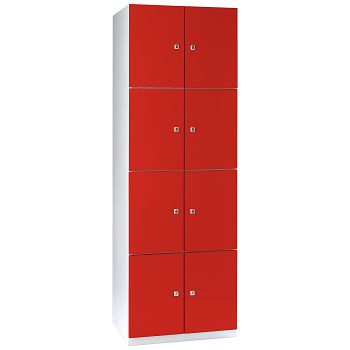 lichtgrau RAL 7035/feuerrot RAL 3000 