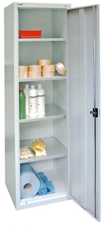 Flügeltürenschrank MovaFlex grau HxBxT: 1800 x 500 x 500 mm
