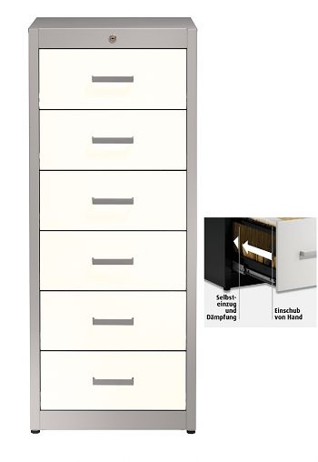 C2: Gehäuse weißaluminium / Front reinweiß 