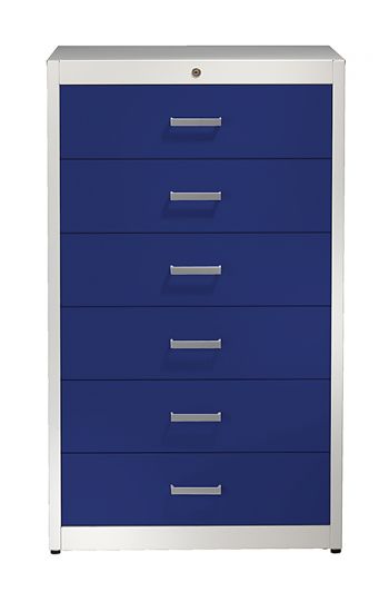 B3: Gehäuse lichtgrau / Front ultramarinblau 