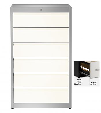 C2: Gehäuse weißaluminium / Front reinweiß 