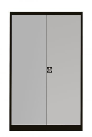 D2: Gehäuse graphitschwarz / Tür weißaluminium 