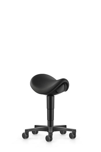 Allround Sattelhocker Stoff, schwarz