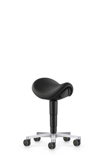 ESD Sattelhocker Stoff, schwarz