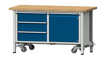 RAL 7035 Lichtgrau/ RAL 5010 Enzianblau 