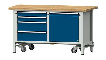 RAL 7035 Lichtgrau/ RAL 5010 Enzianblau 