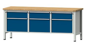 RAL 7035 Lichtgrau/ RAL 5010 Enzianblau 