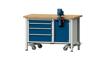 RAL 7035 Lichtgrau/ RAL 5010 Enzianblau 