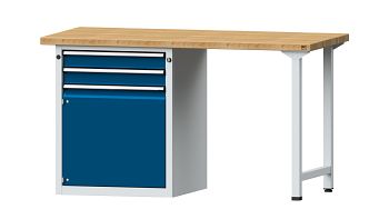 RAL 7035 Lichtgrau/ RAL 5010 Enzianblau 