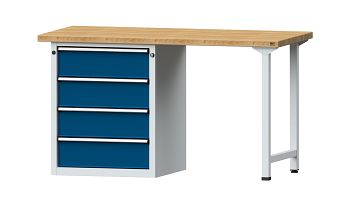 RAL 7035 Lichtgrau/ RAL 5010 Enzianblau 