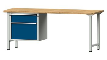 RAL 7035 Lichtgrau/ RAL 5010 Enzianblau 