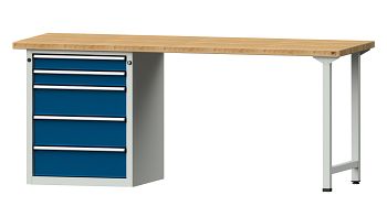 RAL 7035 Lichtgrau/ RAL 5010 Enzianblau 