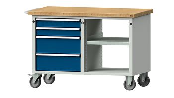 RAL 7035 Lichtgrau/ RAL 5010 Enzianblau 