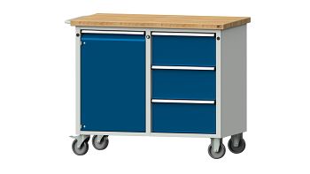 RAL 7035 Lichtgrau/ RAL 5010 Enzianblau 