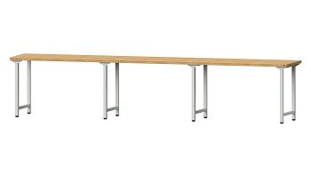 Arbeitstisch stationär BxTxH 4050 x 700 x 840 mm