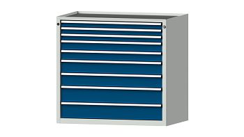 RAL 7035 Lichtgrau/ RAL 5010 Enzianblau 