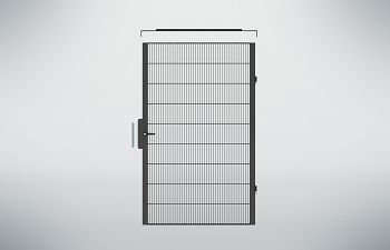 Türelement, abschließbar H x B 2000 x 1200 mm