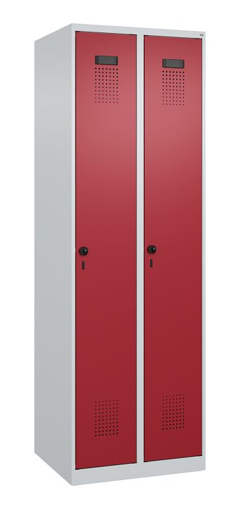 Lichtgrau RAL 7035/Rubinrot RAL 3003 