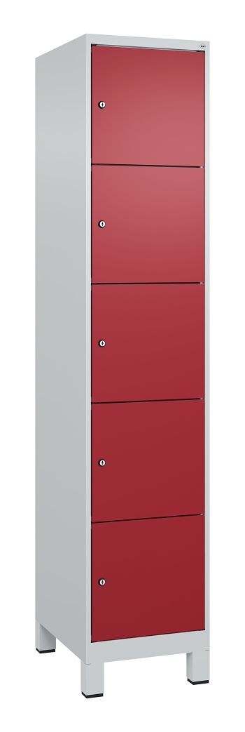 Lichtgrau RAL 7035/Rubinrot RAL 3003 