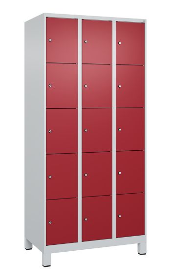 Lichtgrau RAL 7035/Rubinrot RAL 3003 