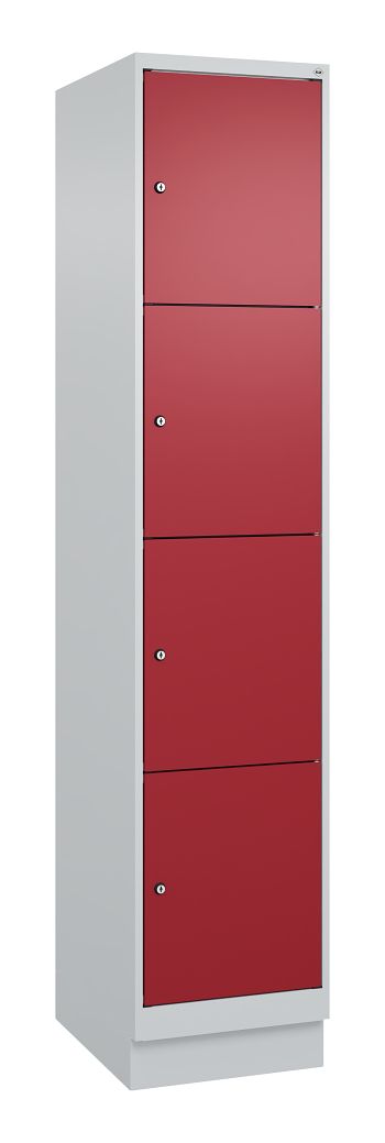 Lichtgrau RAL 7035/Rubinrot RAL 3003 