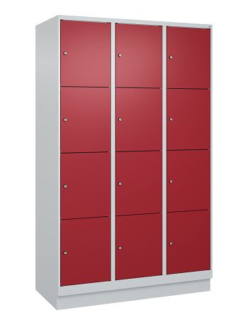 Lichtgrau RAL 7035/Rubinrot RAL 3003 