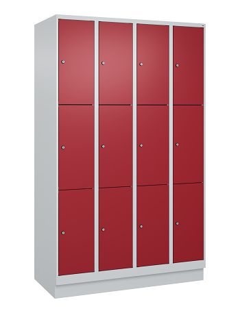 Lichtgrau RAL 7035/Rubinrot RAL 3003 