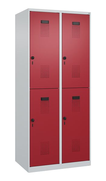 Lichtgrau RAL 7035/Rubinrot RAL 3003 