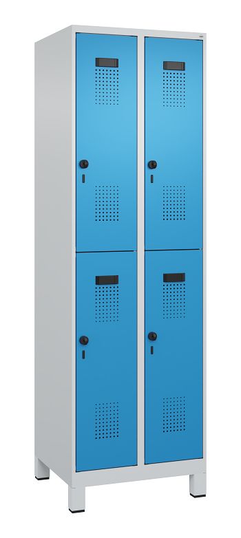 Lichtgrau RAL 7035/Lichtblau RAL 5012 