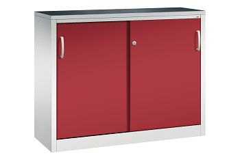 Lichtgrau RAL 7035/Rubinrot RAL 3003 