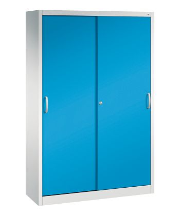 Lichtgrau RAL 7035/Lichtblau RAL 5012 