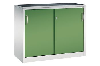 Lichtgrau RAL 7035/Resedagrün RAL 6011 