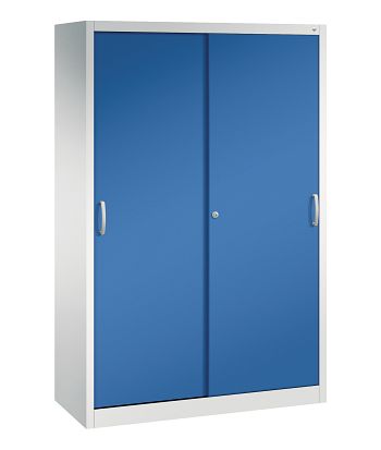 Lichtgrau RAL 7035/Enzianblau RAL 5010 