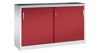 Lichtgrau RAL 7035/Rubinrot RAL 3003 